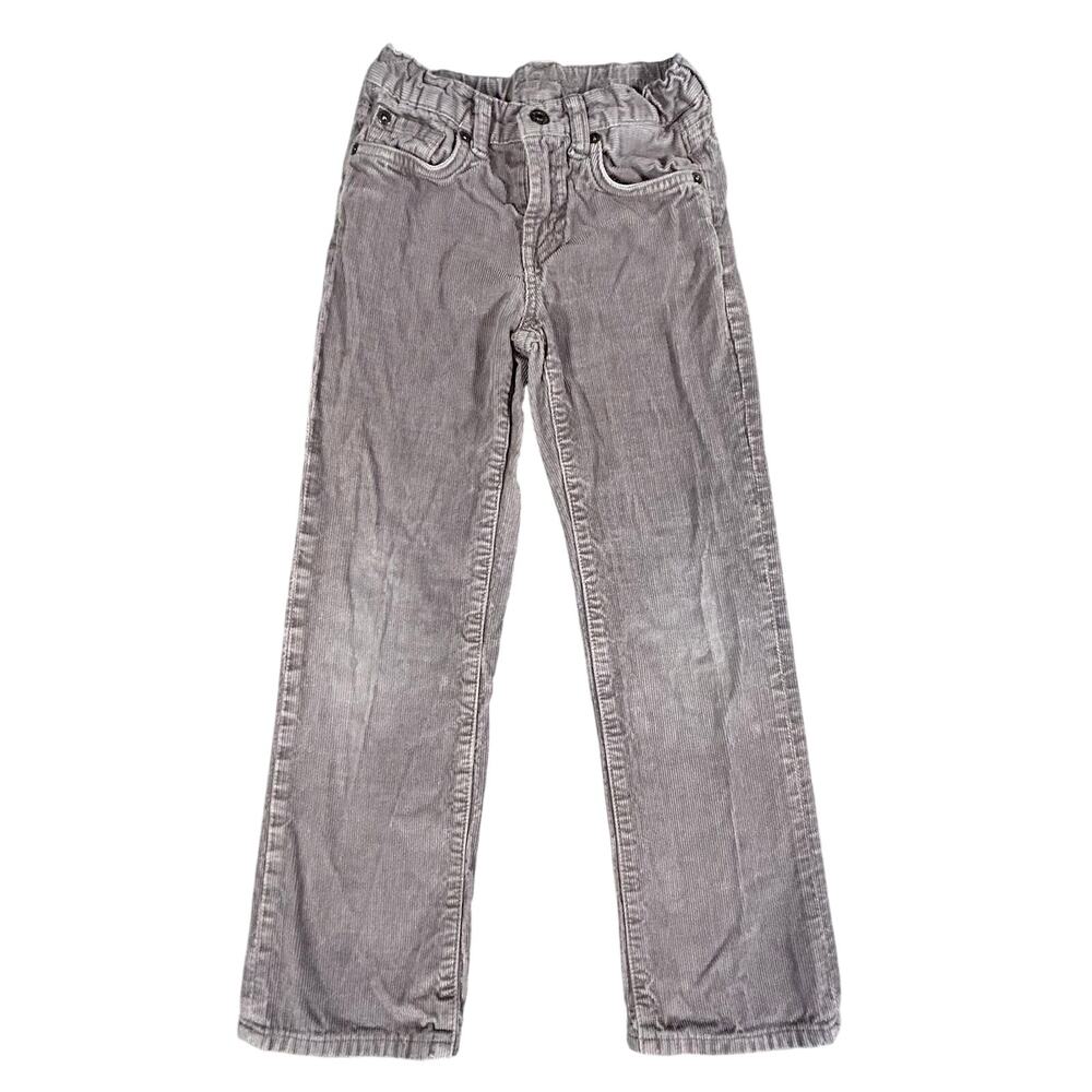 Seven For All‎ Mankind Standard Corduroy Kids 7 Gray 100% Cotton
